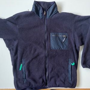Patagonia purple zip up sweatshirt
